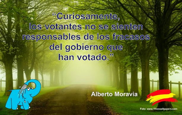 Curiosamente, los votantes no se sienten responsables de los fracasos del gobierno que han votado.